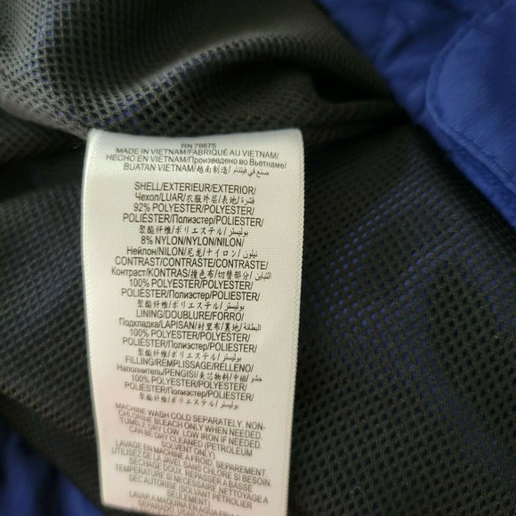 BCBGeneration Women's Quilted Hoodie Jacket Size Small Royal Blue Fully Zipped - Picture 8 of 8